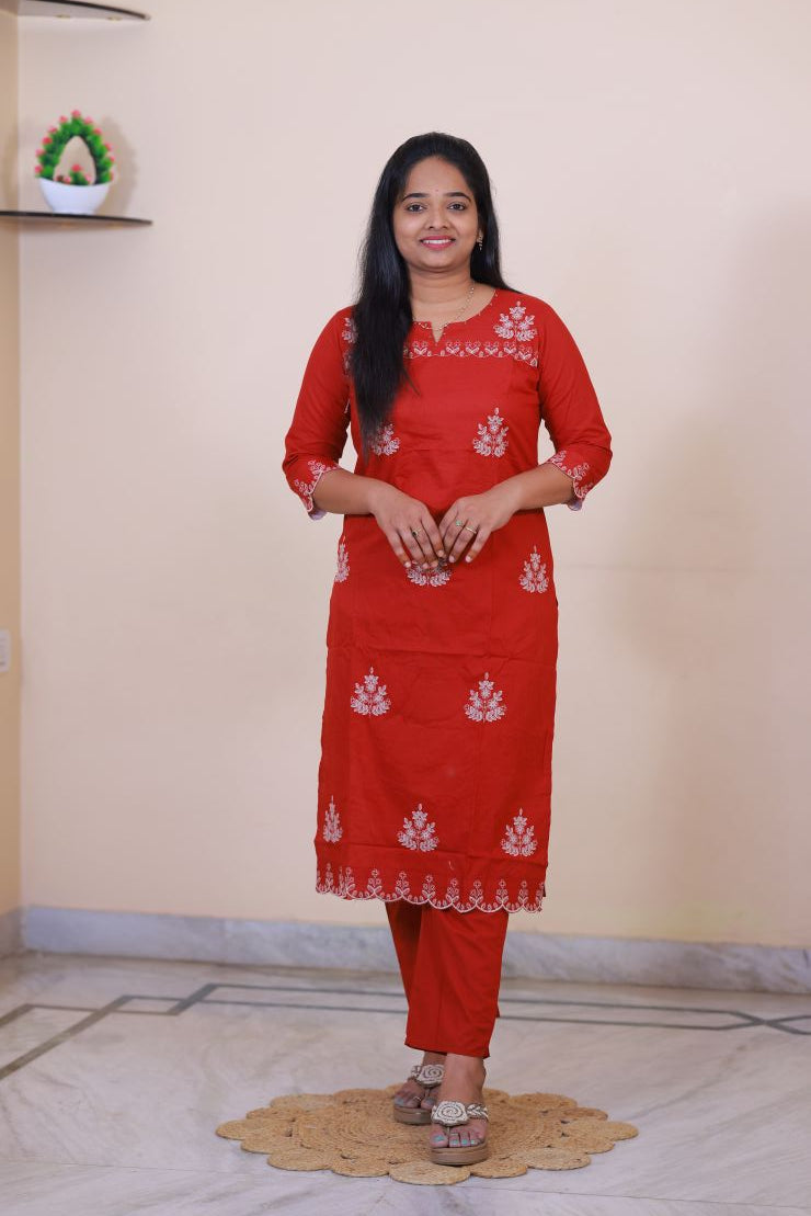 Cotton 3 Piece dress