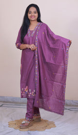 Cotton 3 piece dress