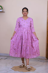 Mul Chanderi Frock