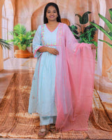Mul Mul Cotton 3 piece dress