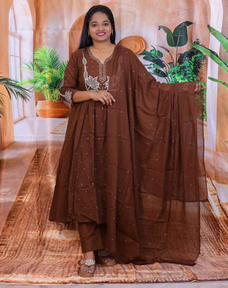 Mul Cotton 3 piece dress