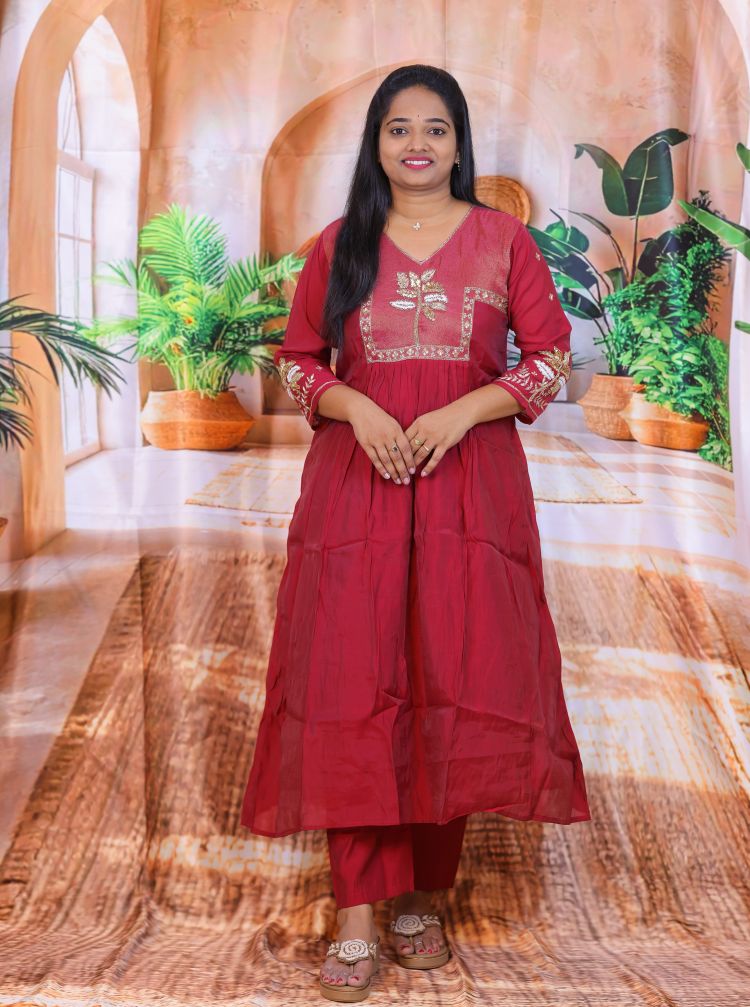 Mulchanderi 3piece dress