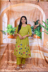 Banaras Mulchanderi3 piece dress