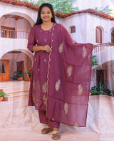 Mulchanderi 3 Piece dress
