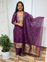 Paithani Muga Cotton