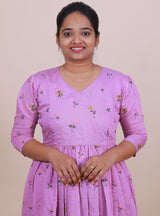 Mul Chanderi Frock