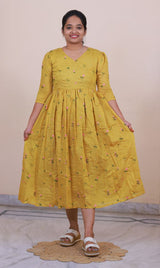 Mul Chanderi Frock