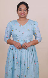 Mul Chanderi Frock