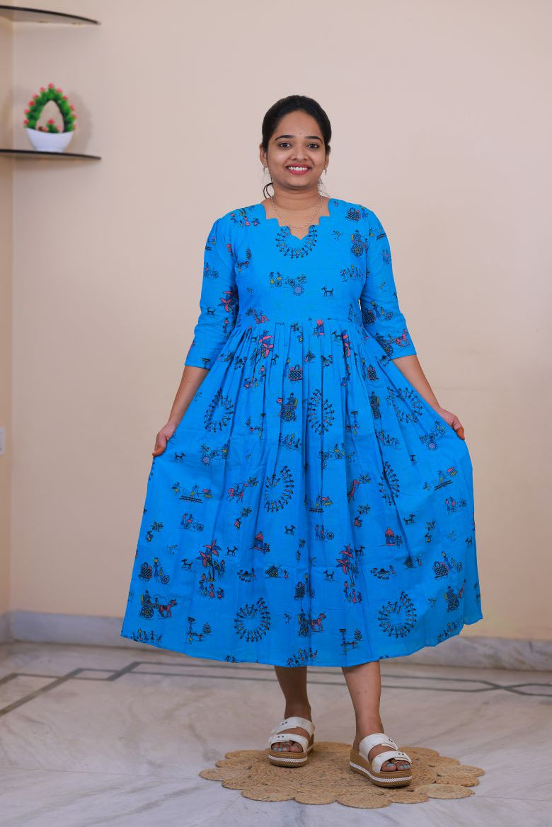 Handloom Cotton Frock