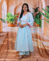 Mul Mul Cotton 3 piece dress