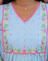 Mul Mul Cotton 3 piece dress