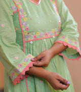 Mul Mul Cotton 3 piece dress