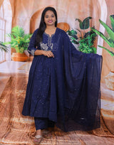 Mul Cotton 3 piece dress