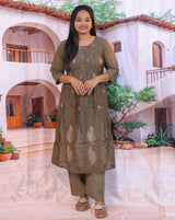 Mulchanderi 3 Piece dress