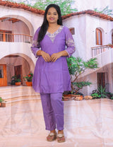 Banaras Mulchanderi 3 piece dress