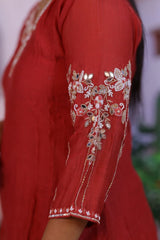 Banaras Mulchanderi 3 piece dress