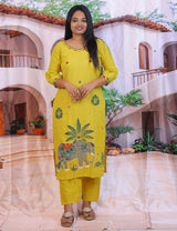 Cotton Embroidery 2 piece dress